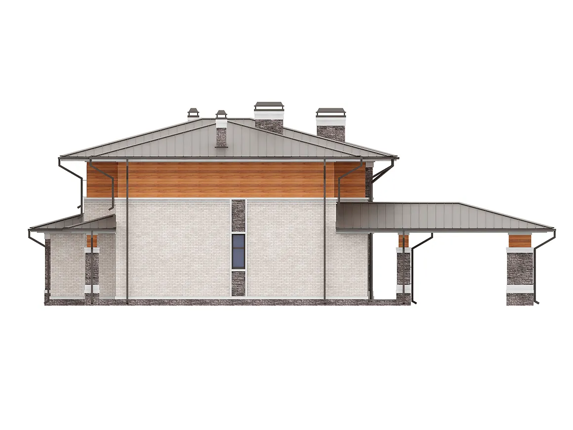 House Plan: 3646 ft², 2 Stories, 5 Beds, Home Office, 4 Baths, Open Floor Plan, Carport
