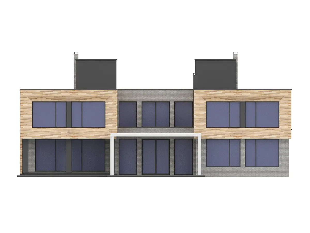 House Plan: 4963 ft², 3 Stories, 6 Beds, Home Office, 5 Baths, Open Floor Plan