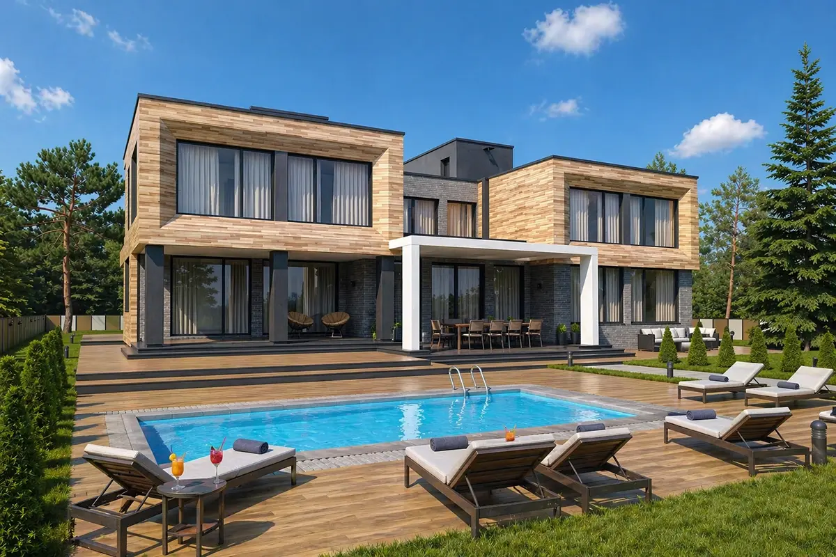 House Plan: 4963 ft², 3 Stories, 6 Beds, Home Office, 5 Baths, Open Floor Plan