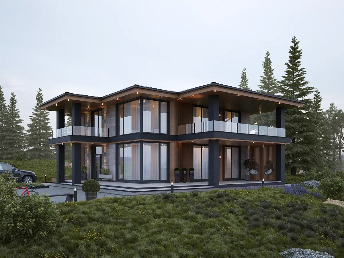 House Plan: 2083 ft², 2 Stories, 3 Beds, 3 Baths, Open Floor Plan