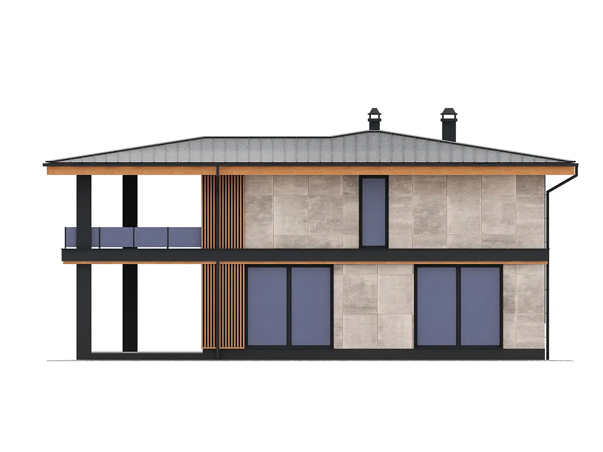 House Plan: 2080 ft², 2 Stories, 4 Beds, 3 Baths, Open Floor Plan