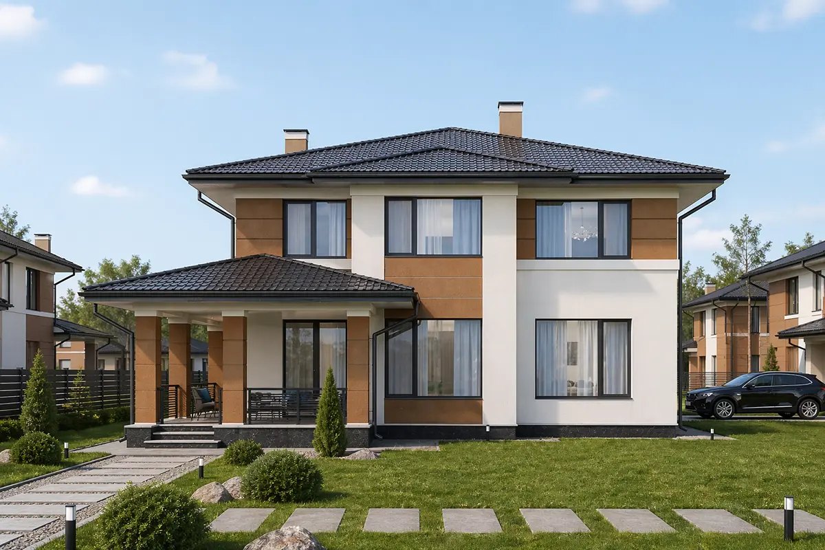 House Plan: 1984 ft², 2 Stories, 5 Beds, 3 Baths, Open Floor Plan