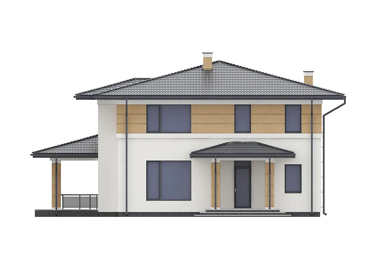 House Plan: 1984 ft², 2 Stories, 5 Beds, 3 Baths, Open Floor Plan