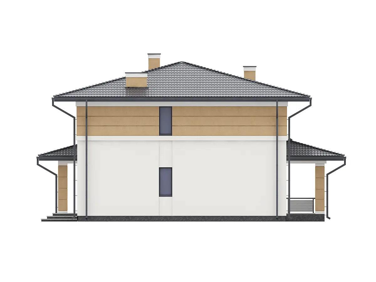 House Plan: 1984 ft², 2 Stories, 5 Beds, 3 Baths, Open Floor Plan