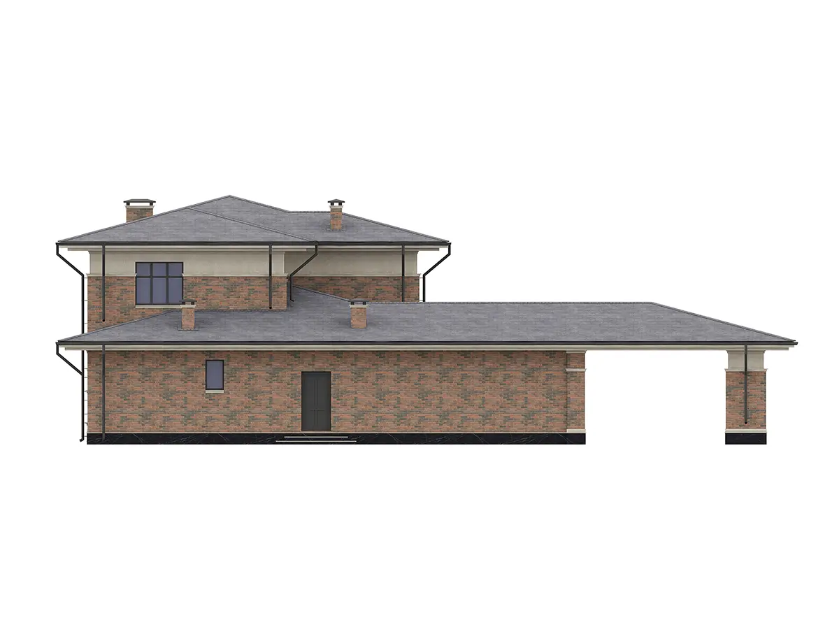 House Plan: 3373 ft², 2 Stories, 4 Beds, 2.5 Baths, Open Floor Plan, Carport