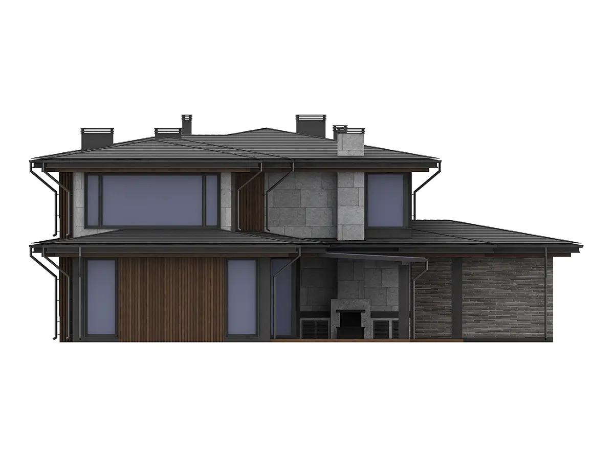 House Plan: 4011 ft², 2 Stories, 4 Beds, Home Office, 4 Baths, Open Floor Plan, 2-Car Garage