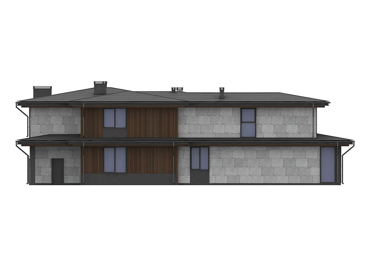 House Plan: 4011 ft², 2 Stories, 4 Beds, Home Office, 4 Baths, Open Floor Plan, 2-Car Garage