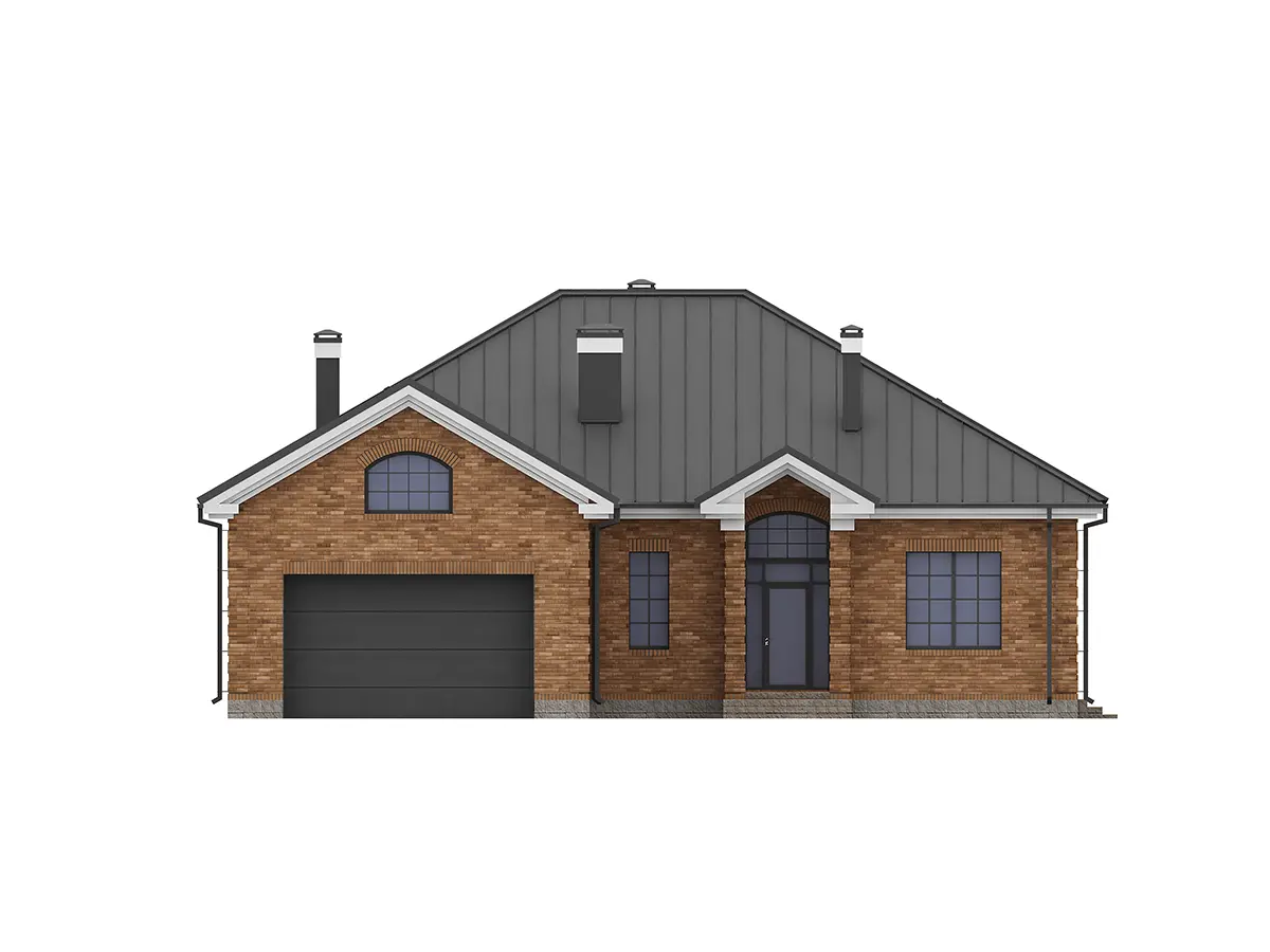 House Plan: 2645 ft², 1.5 Stories, 3 Beds, 3.5 Baths, Open Floor Plan, 2-Car Garage