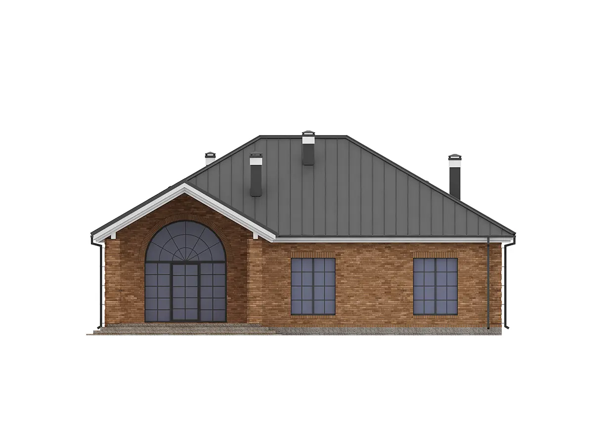 House Plan: 2645 ft², 1.5 Stories, 3 Beds, 3.5 Baths, Open Floor Plan, 2-Car Garage