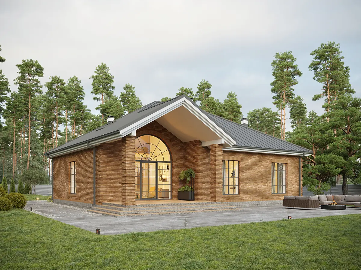 House Plan: 2645 ft², 1.5 Stories, 3 Beds, 3.5 Baths, Open Floor Plan, 2-Car Garage