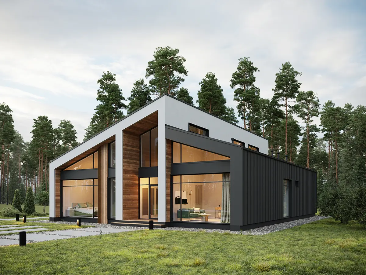 House Plan: 2280 ft², 1.5 Stories, 3 Beds, 2 Baths, Open Floor Plan
