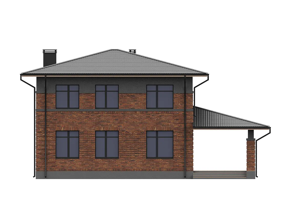 House Plan: 1771 ft², 2 Stories, 4 Beds, Home Office, 3 Baths