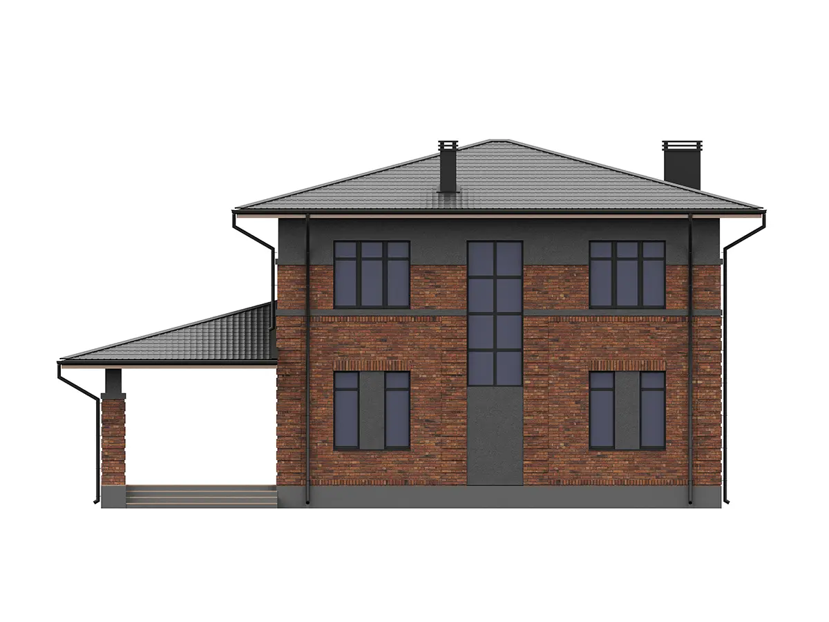 House Plan: 1771 ft², 2 Stories, 4 Beds, Home Office, 3 Baths