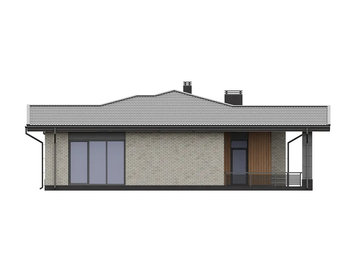 House Plan: 1549 ft², 1 Story, 3 Beds, 2 Baths, Open Floor Plan