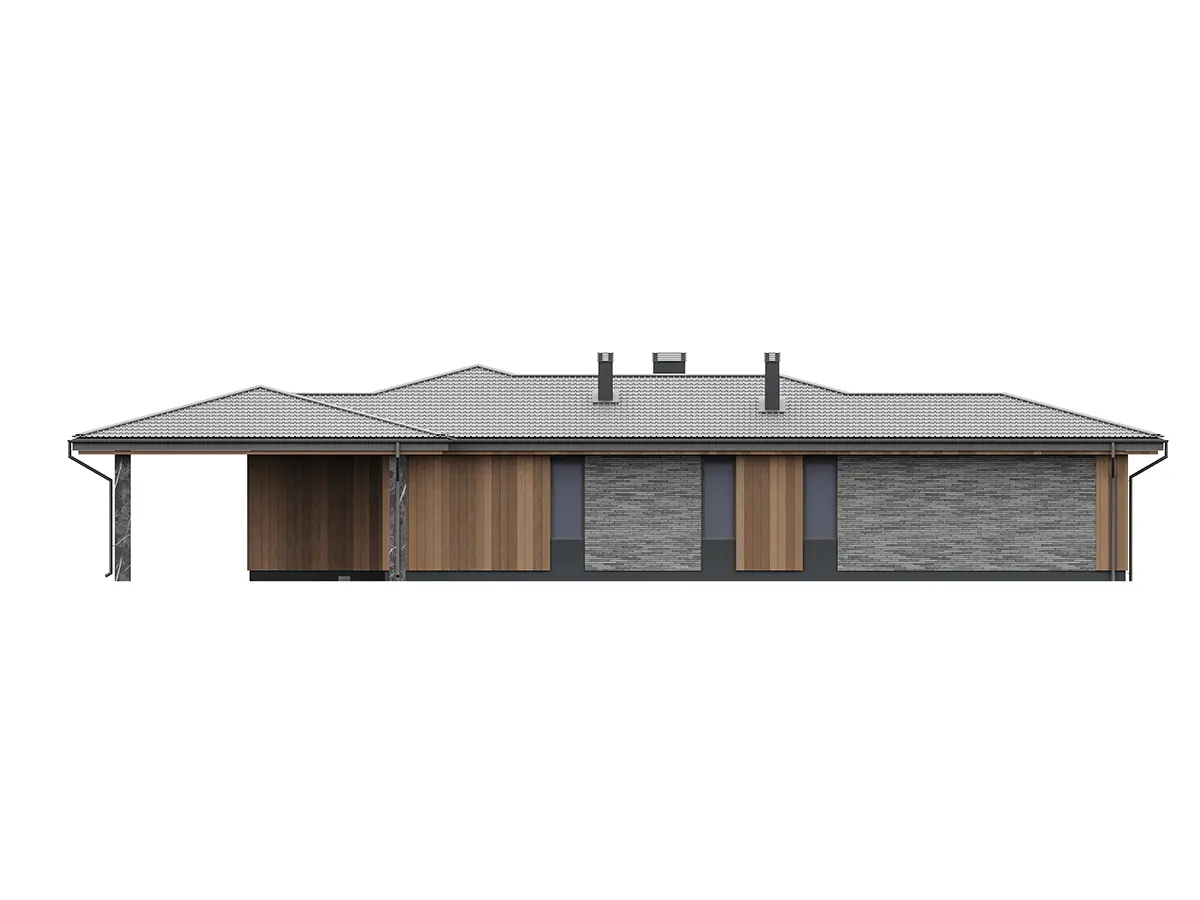 House Plan: 1718 ft², 1 Story, 3 Beds, 2.5 Baths, Open Floor Plan, Carport