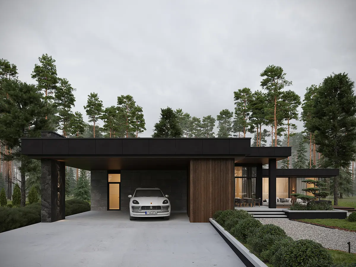 House Plan: 2213 ft², 1 Story, 2 Beds, Home Office, 2.5 Baths, Open Floor Plan, Carport