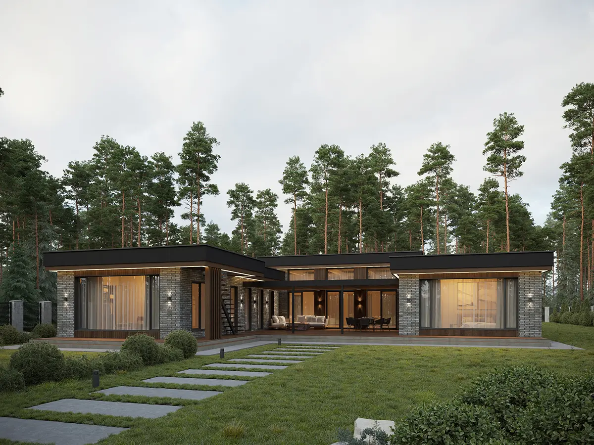 House Plan: 2565 ft², 1 Story, 3 Beds, Home Office, 3.5 Baths, Open Floor Plan, 2-Car Garage