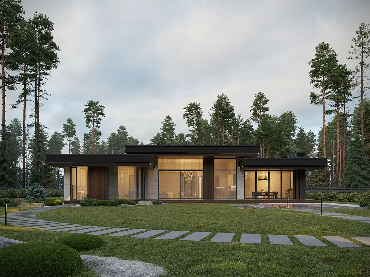 House Plan: 2847 ft², 1 Story, 4 Beds, Home Office, 3 Baths, Open Floor Plan, 2-Car Garage