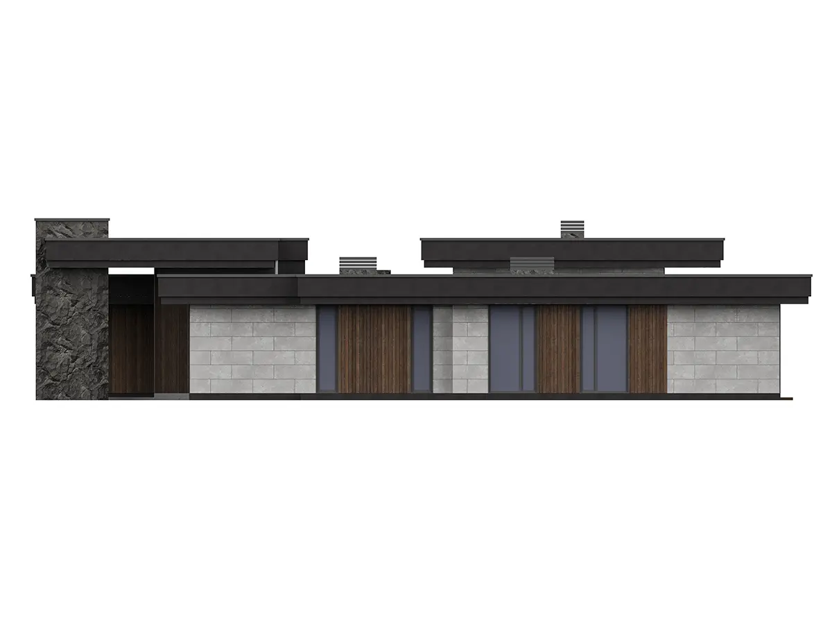 House Plan: 2847 ft², 1 Story, 4 Beds, Home Office, 3 Baths, Open Floor Plan, 2-Car Garage