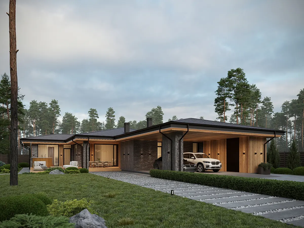 House Plan: 1852 ft², 1 Story, 3 Beds, 2 Baths, Open Floor Plan, Carport