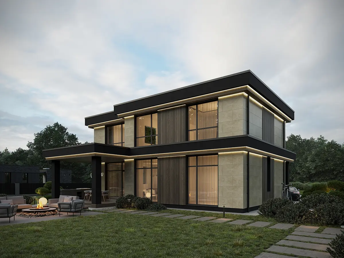 House Plan: 1975 ft², 2 Stories, 3 Beds, Home Office, 2 Baths, Open Floor Plan