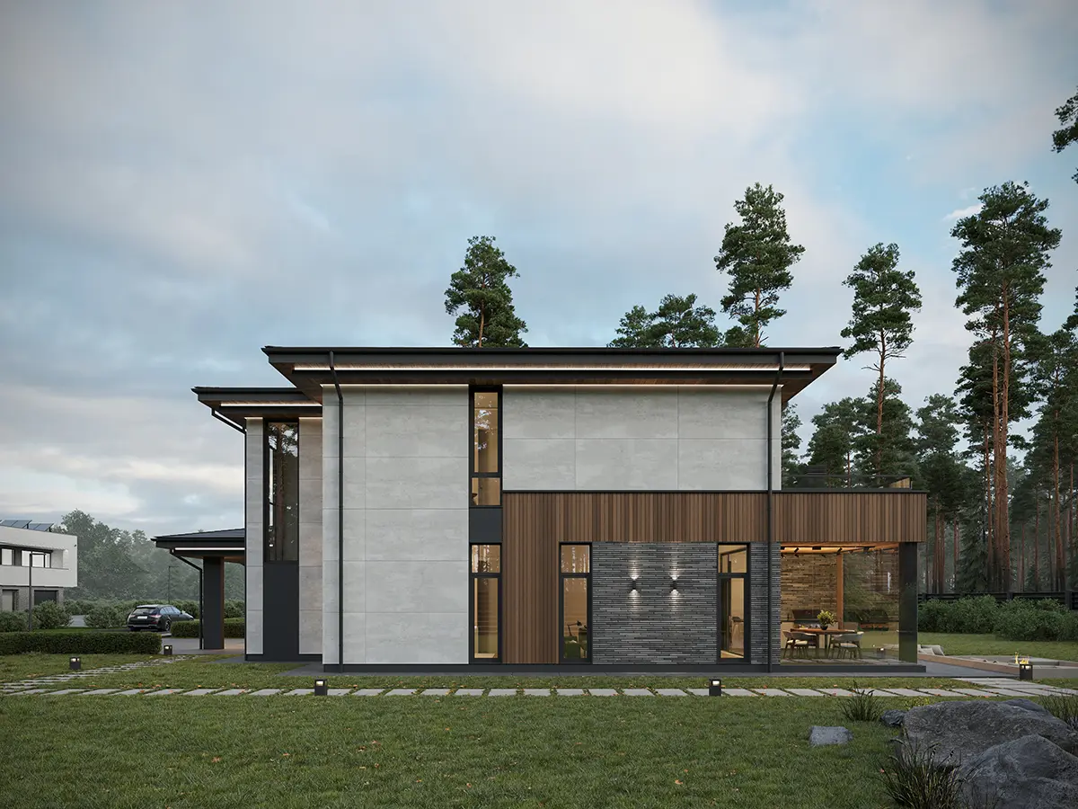 House Plan: 2168 ft², 2 Stories, 4 Beds, 3 Baths, Open Floor Plan, Carport