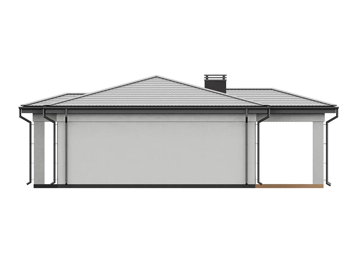 House Plan: 703 ft², 1 Story, 2 Beds, 1 Baths, Open Floor Plan