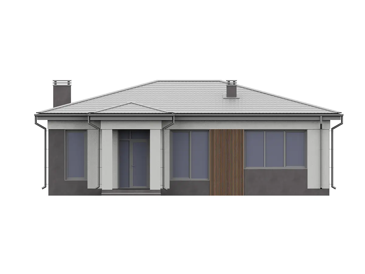 House Plan: 1033 ft², 1 Story, 3 Beds, 1 Baths, Open Floor Plan