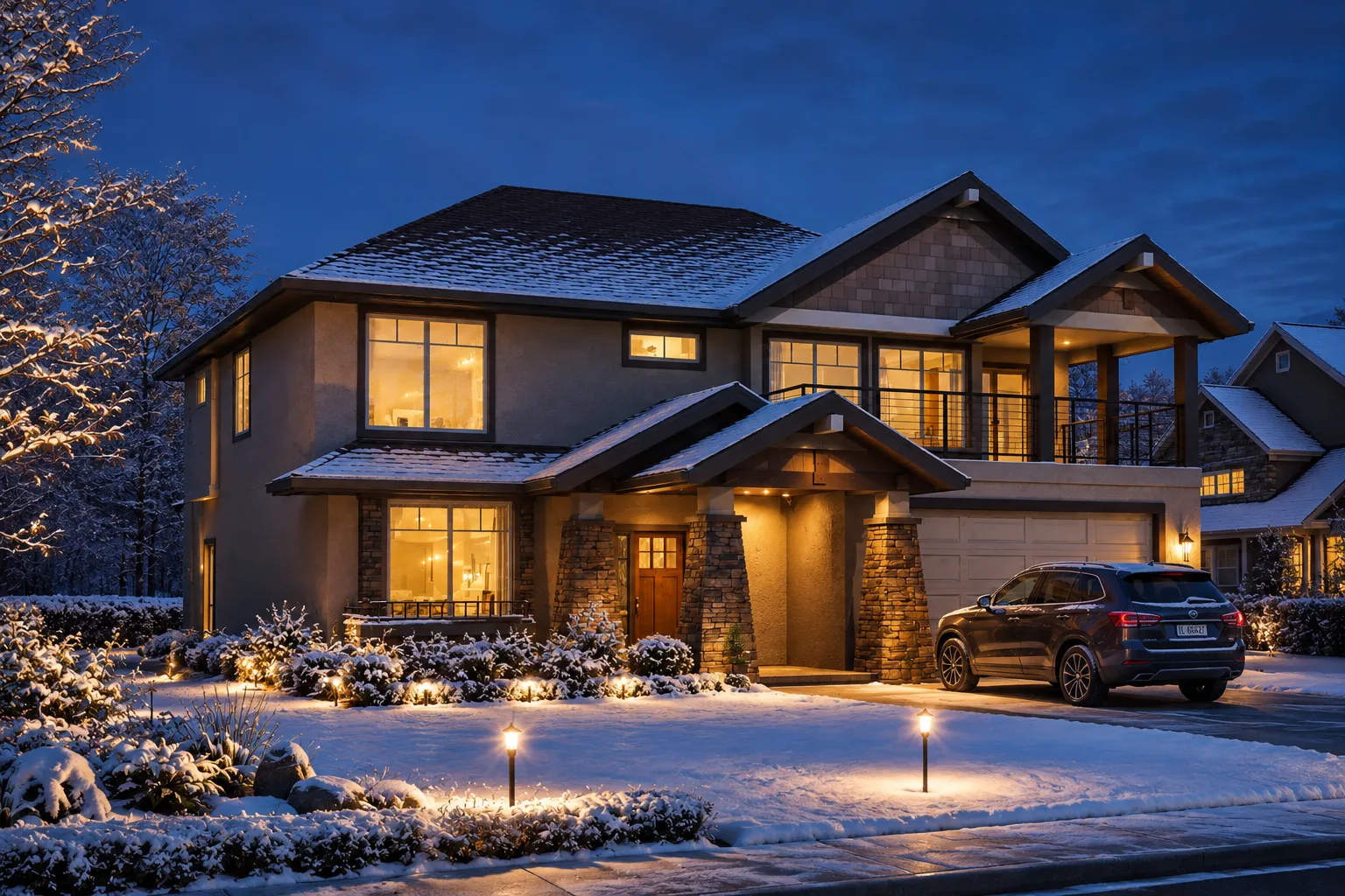 2-Story House Plan 2664 ft²: 5 Beds, Home Office, 4 Baths, Open Floor Plan, 2-Car Garage