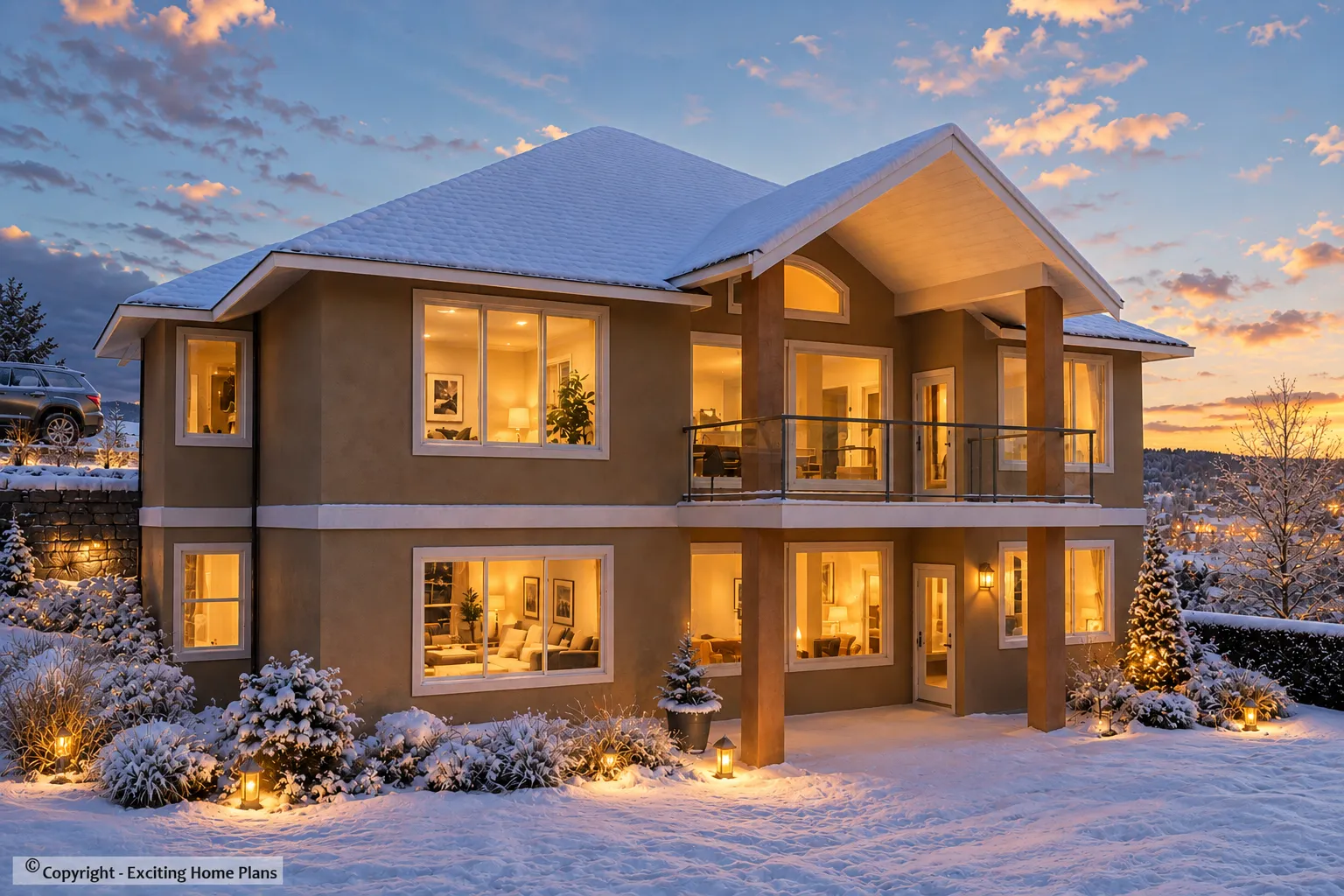 1-Story House Plan with Basement 1603 ft²: 3 Beds, Home Office, 3 Baths, Open Floor Plan, 2-Car Garage