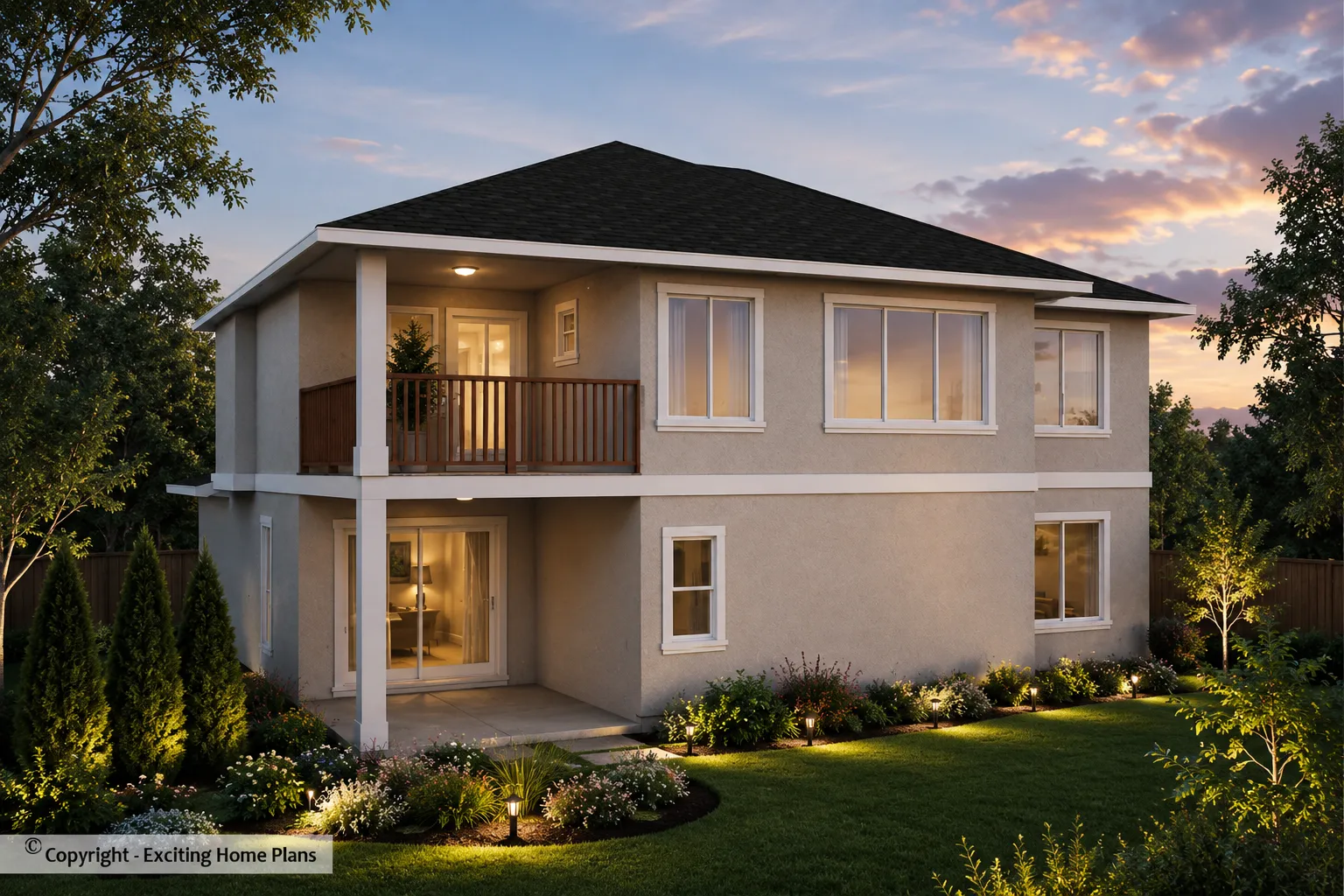2-Story House Plan 2427 ft²: 5 Beds, 3 Baths, Open Floor Plan, 2-Car Garage