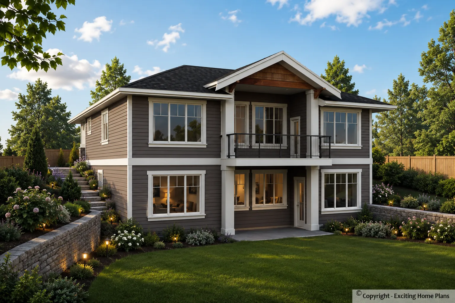 1-Story House Plan with Basement 1692 ft²: 5 Beds, Home Office, 3 Baths, Open Floor Plan, 2-Car Garage