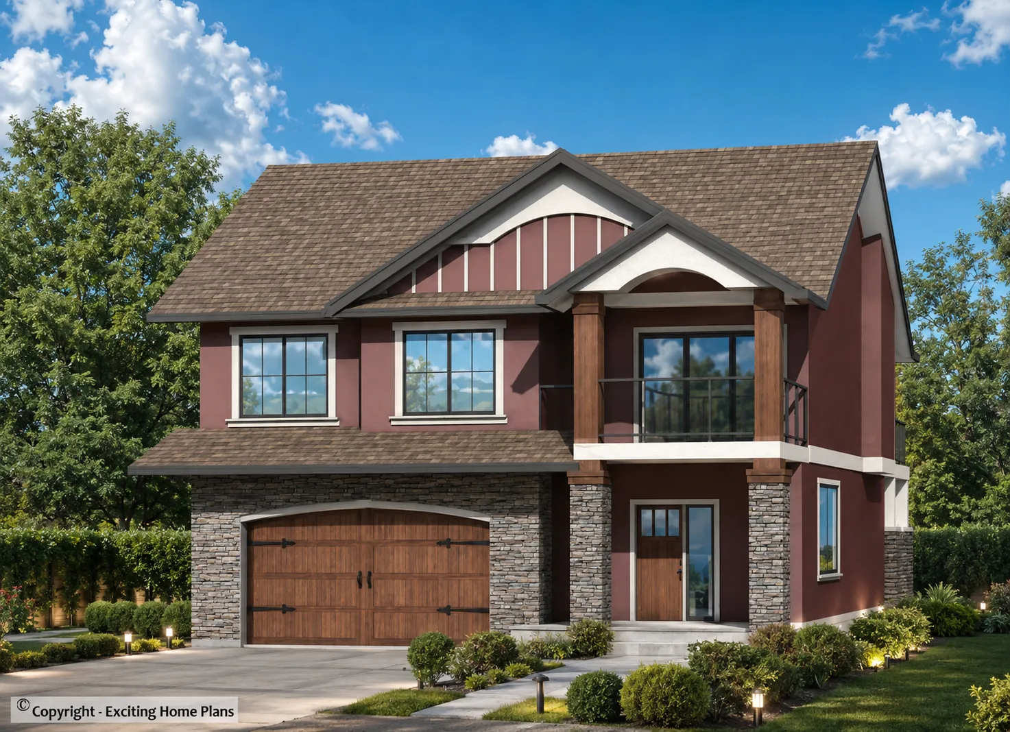 2-Story House Plan 2359 ft²: 4 Beds, 3 Baths, Open Floor Plan, 2-Car Garage