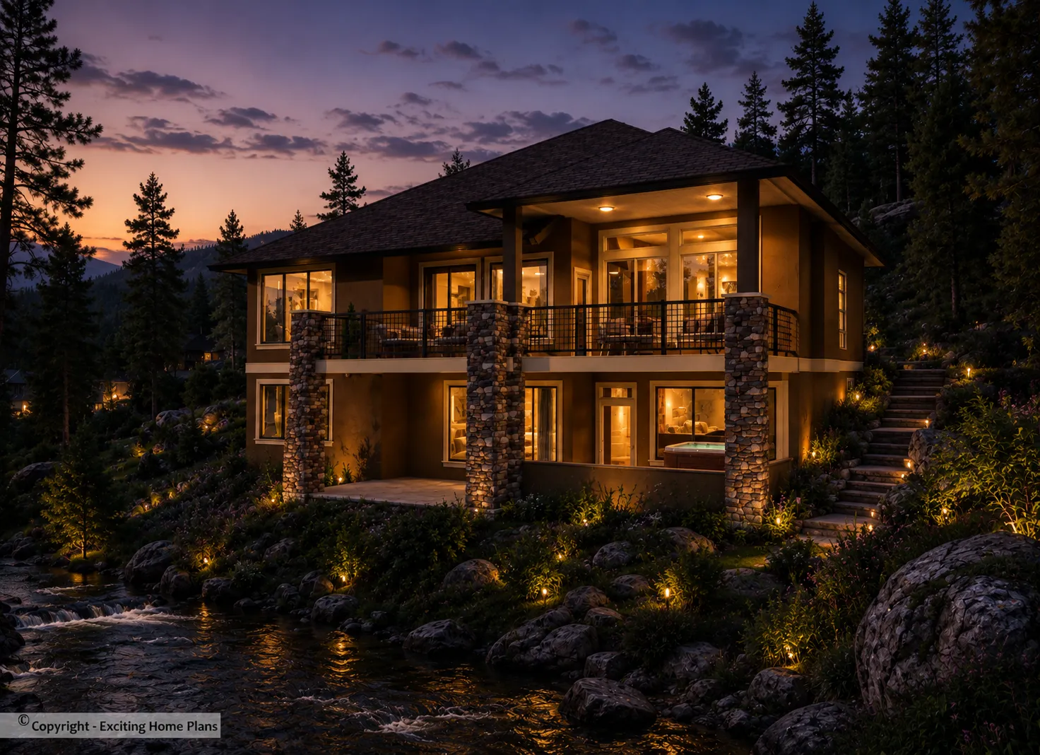 1-Story House Plan with Basement 2299 ft²: 5 Beds, Home Office, 3 Baths, Open Floor Plan, 3-Car Garage