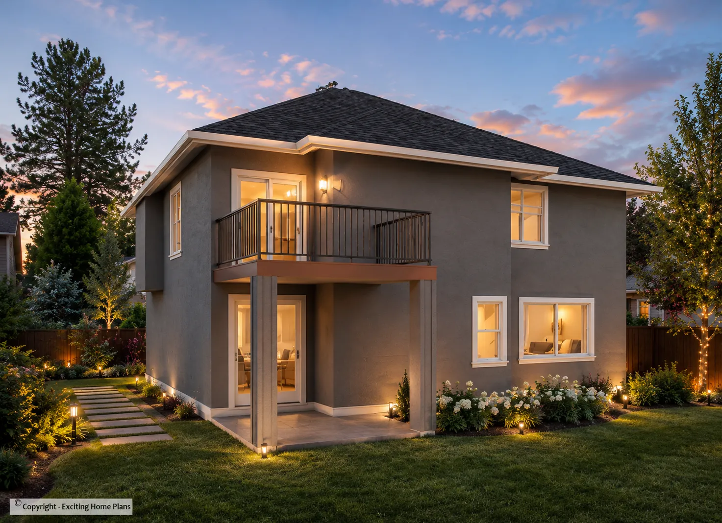 2-Story House Plan 2648 ft²: 4 Beds, 3 Baths, Open Floor Plan, 2-Car Garage
