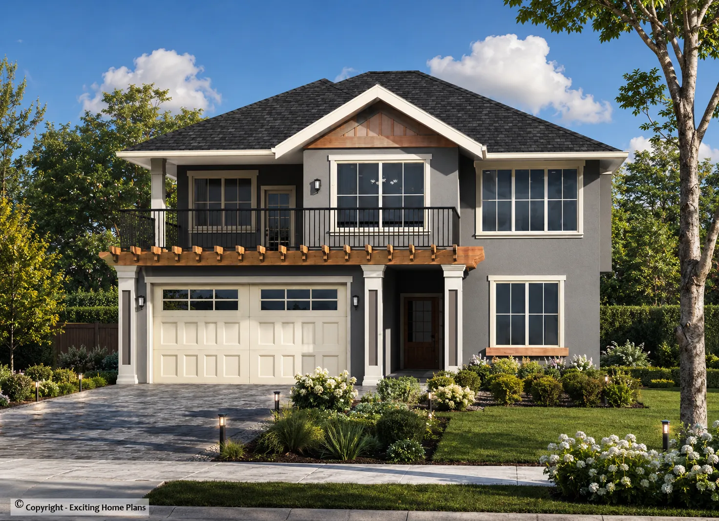 2-Story House Plan 2648 ft²: 4 Beds, 3 Baths, Open Floor Plan, 2-Car Garage