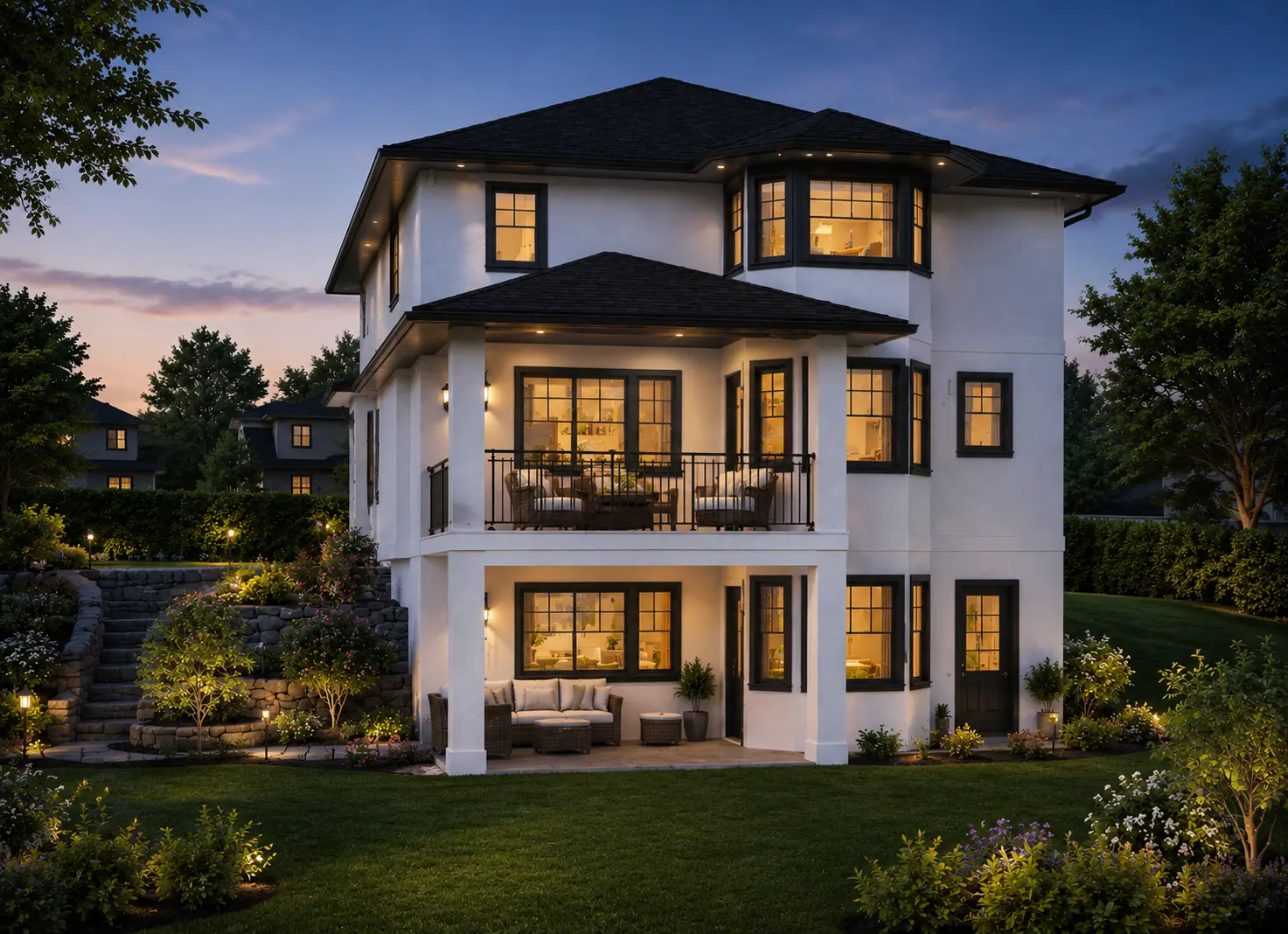 2-Story House Plan with Basement 2370 ft²: 5 Beds, 3.5 Baths, Open Floor Plan, 2-Car Garage