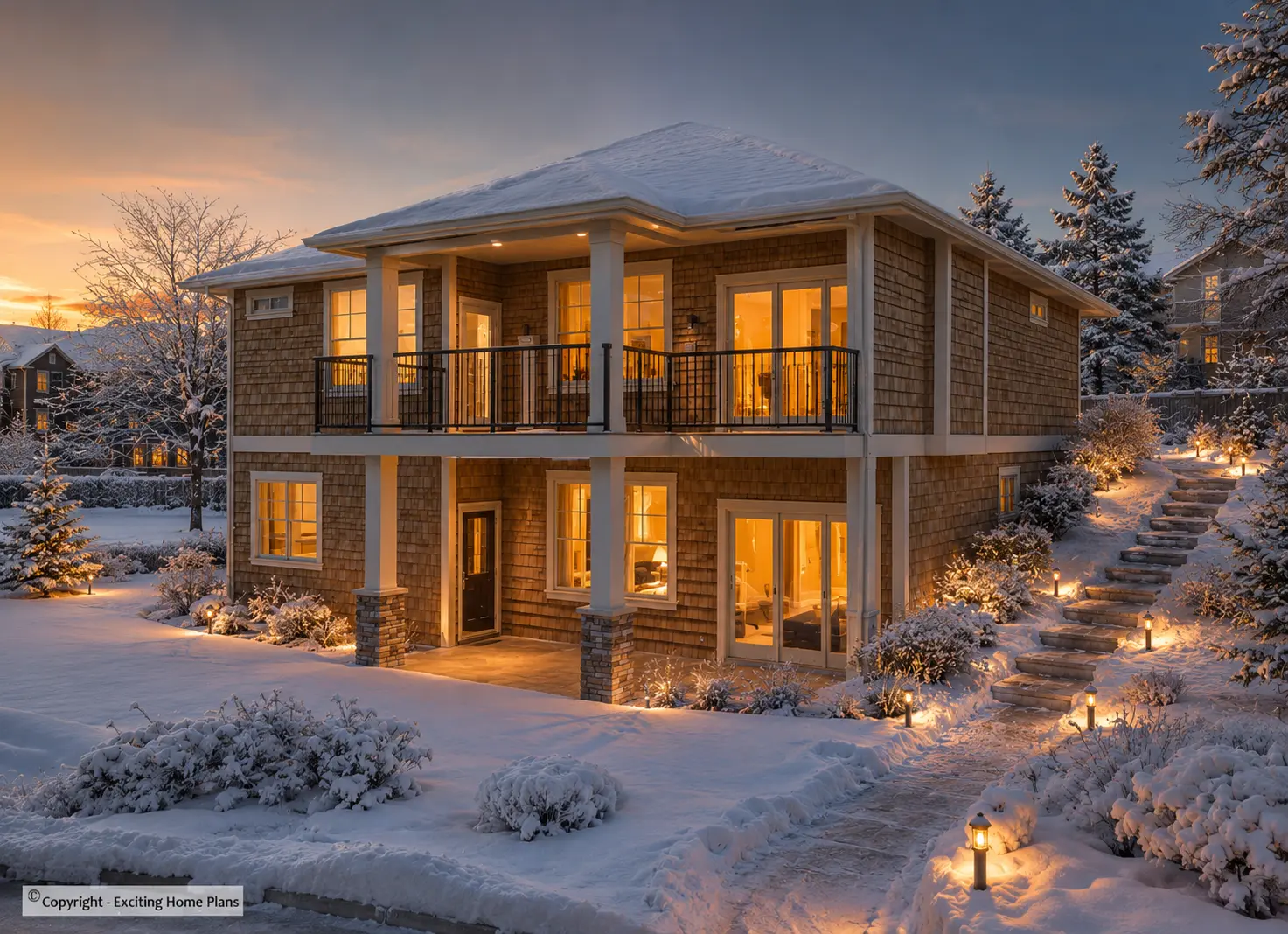 1-Story House Plan with Basement 1491 ft²: 5 Beds, 3 Baths, Open Floor Plan, 2-Car Garage