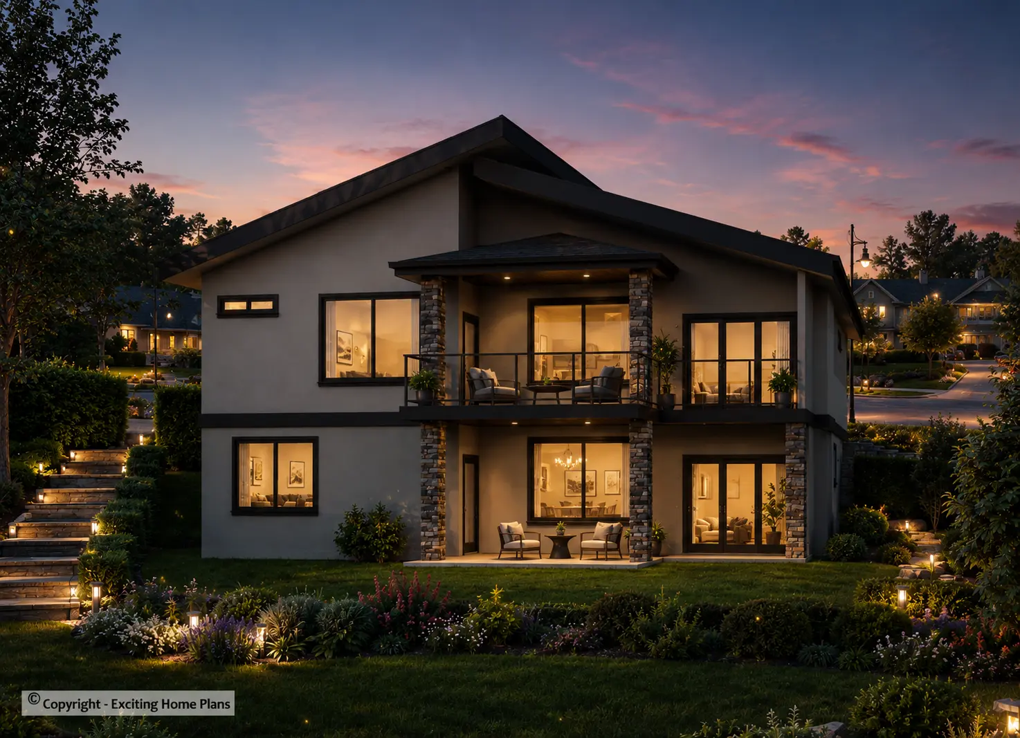 1-Story House Plan with Basement 1492 ft²: 5 Beds, 3 Baths, Open Floor Plan, 2-Car Garage