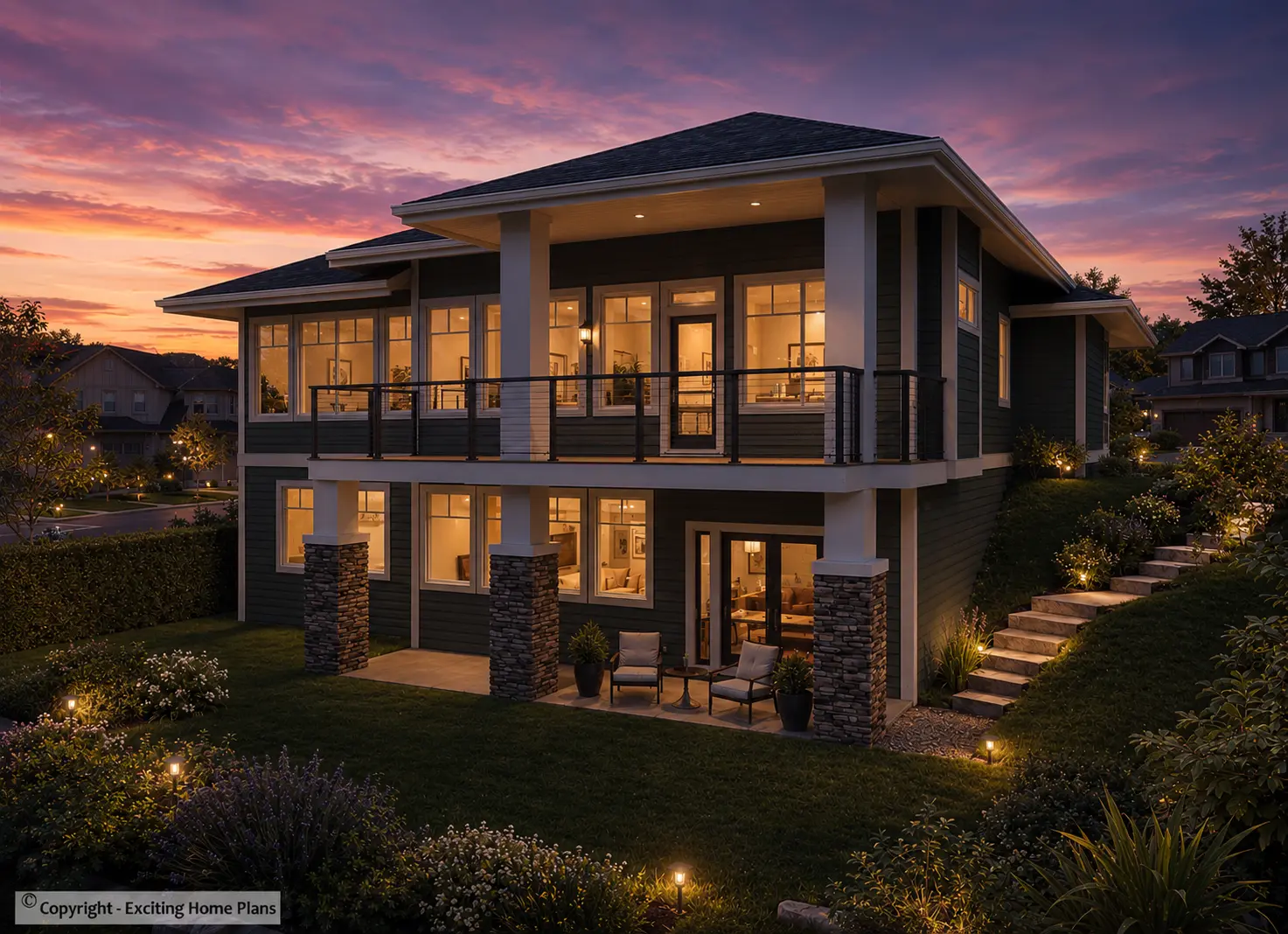 1-Story House Plan with Basement 1515 ft²: 4 Beds, 3 Baths, Open Floor Plan, 2-Car Garage