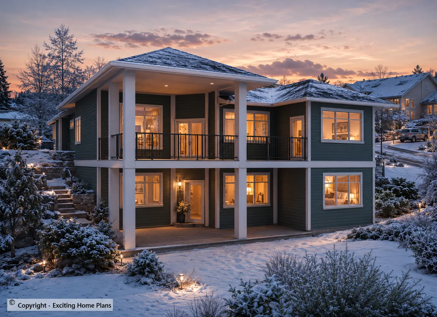 1-Story House Plan with Basement 1649 ft²: 4 Beds, 3 Baths, Open Floor Plan, 2-Car Garage