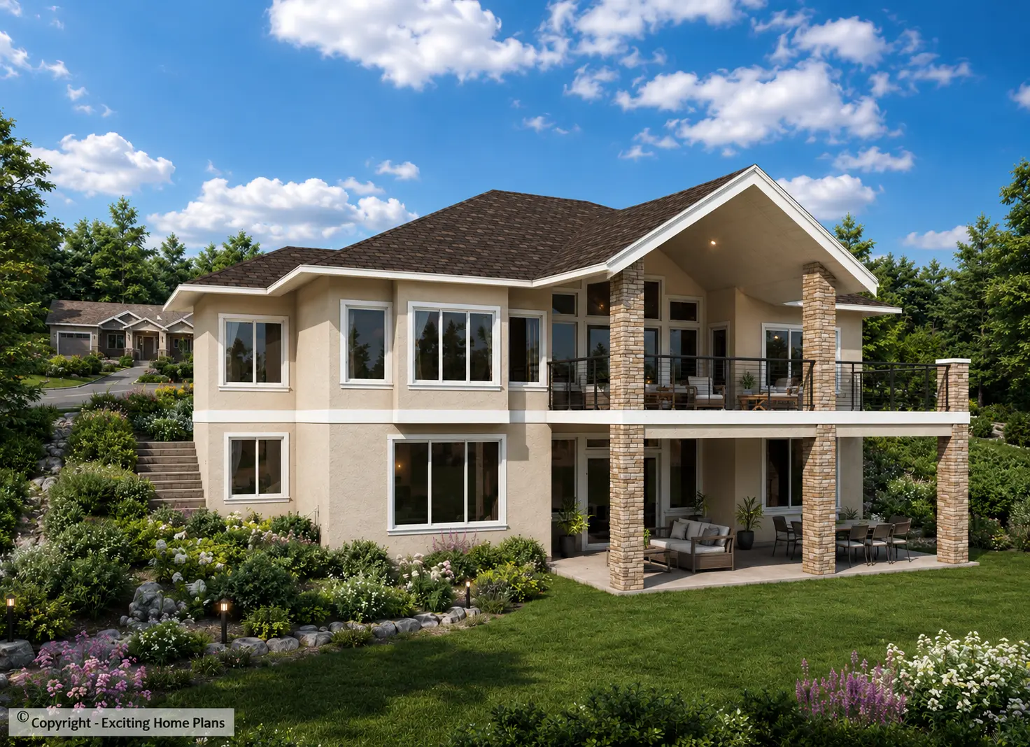 1-Story House Plan with Basement 1638 ft²: 3 Beds, Home Office, 2.5 Baths, Open Floor Plan, 2-Car Garage