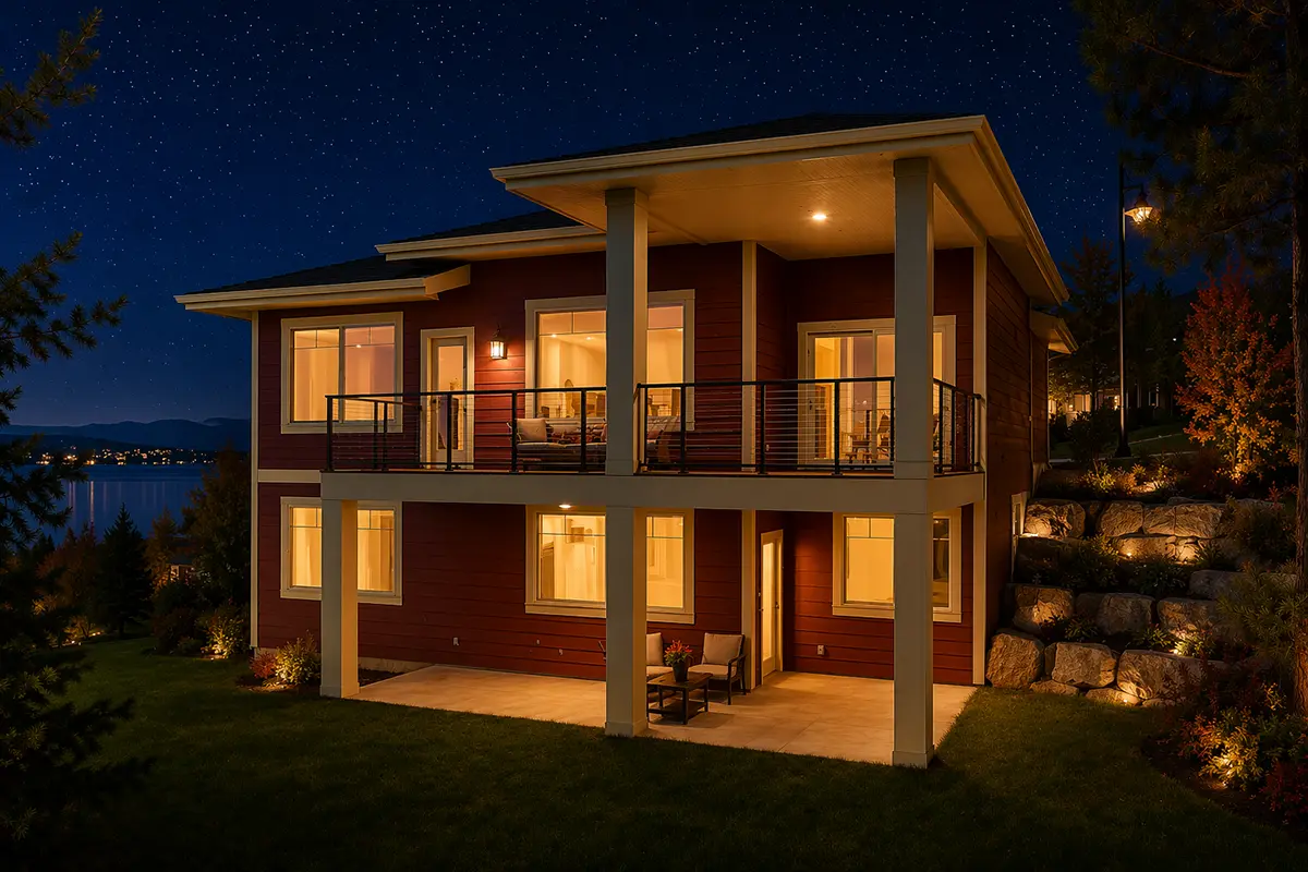 House Plan: 1588 ft², 1.5 Stories, 3 Beds, 2.5 Baths, 1-Car Garage