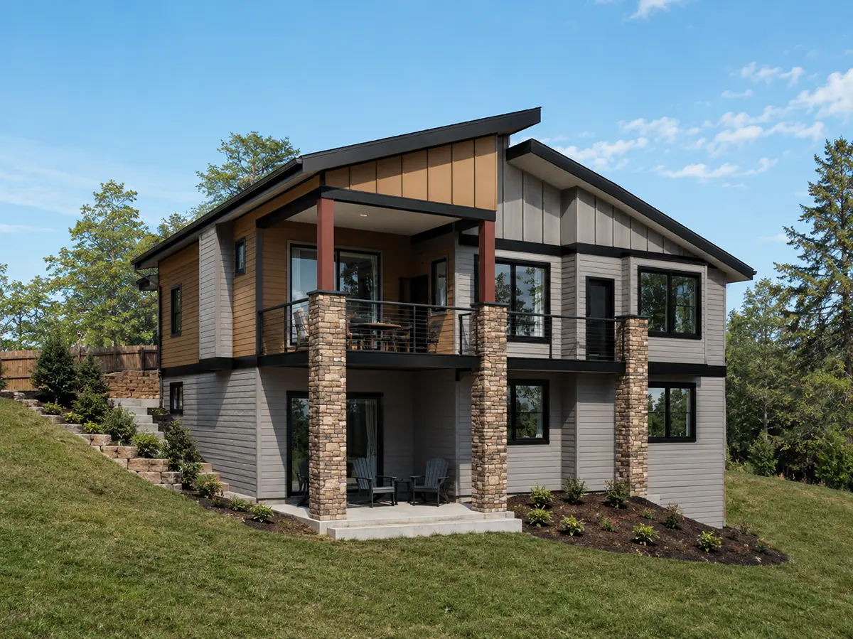 House Plan: 1669 ft², 1 Story + Basement, 5 Beds, 3 Baths, Open Floor Plan, 2-Car Garage