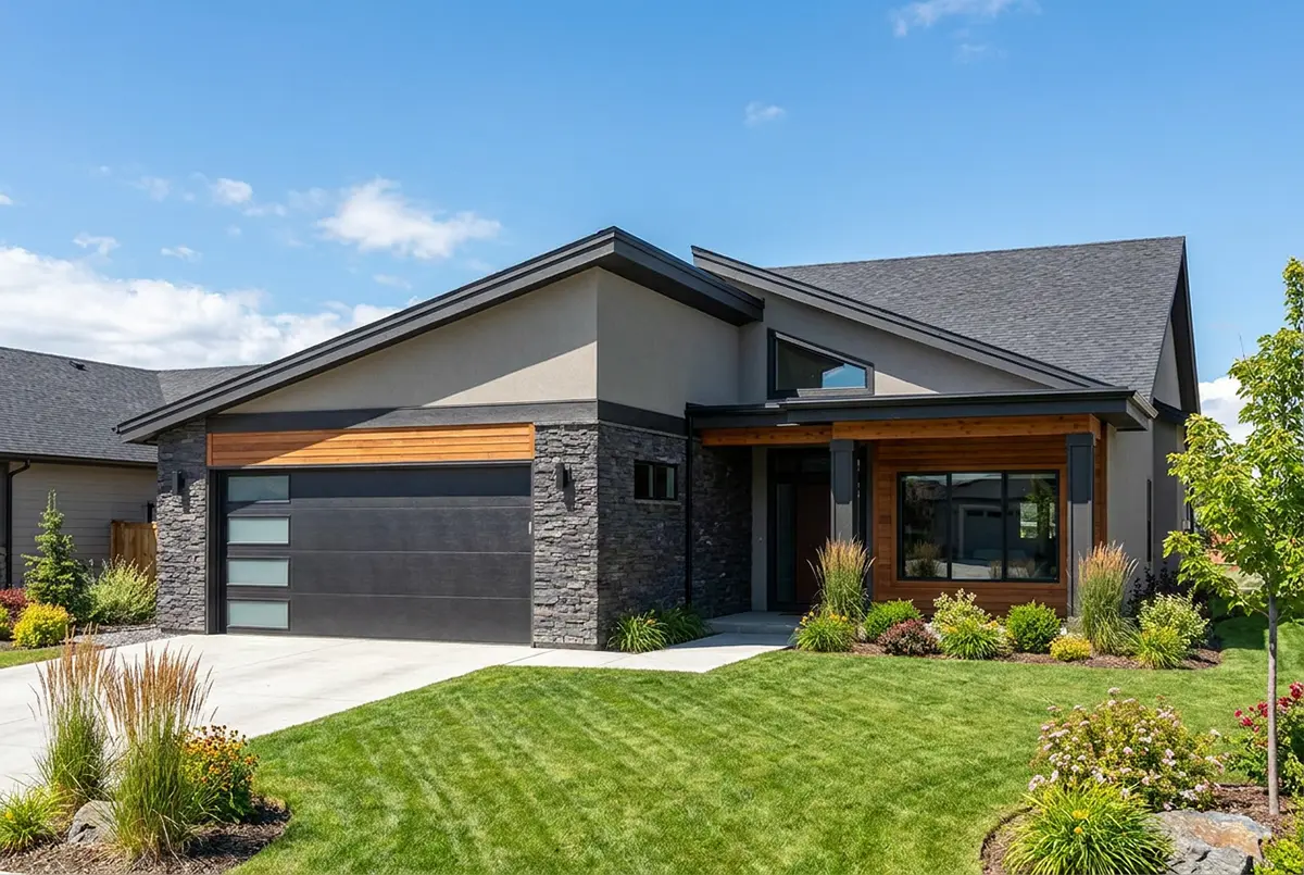1-Story House Plan with Basement 1584 ft²: 4 Beds, 3 Baths, Open Floor Plan, 2-Car Garage