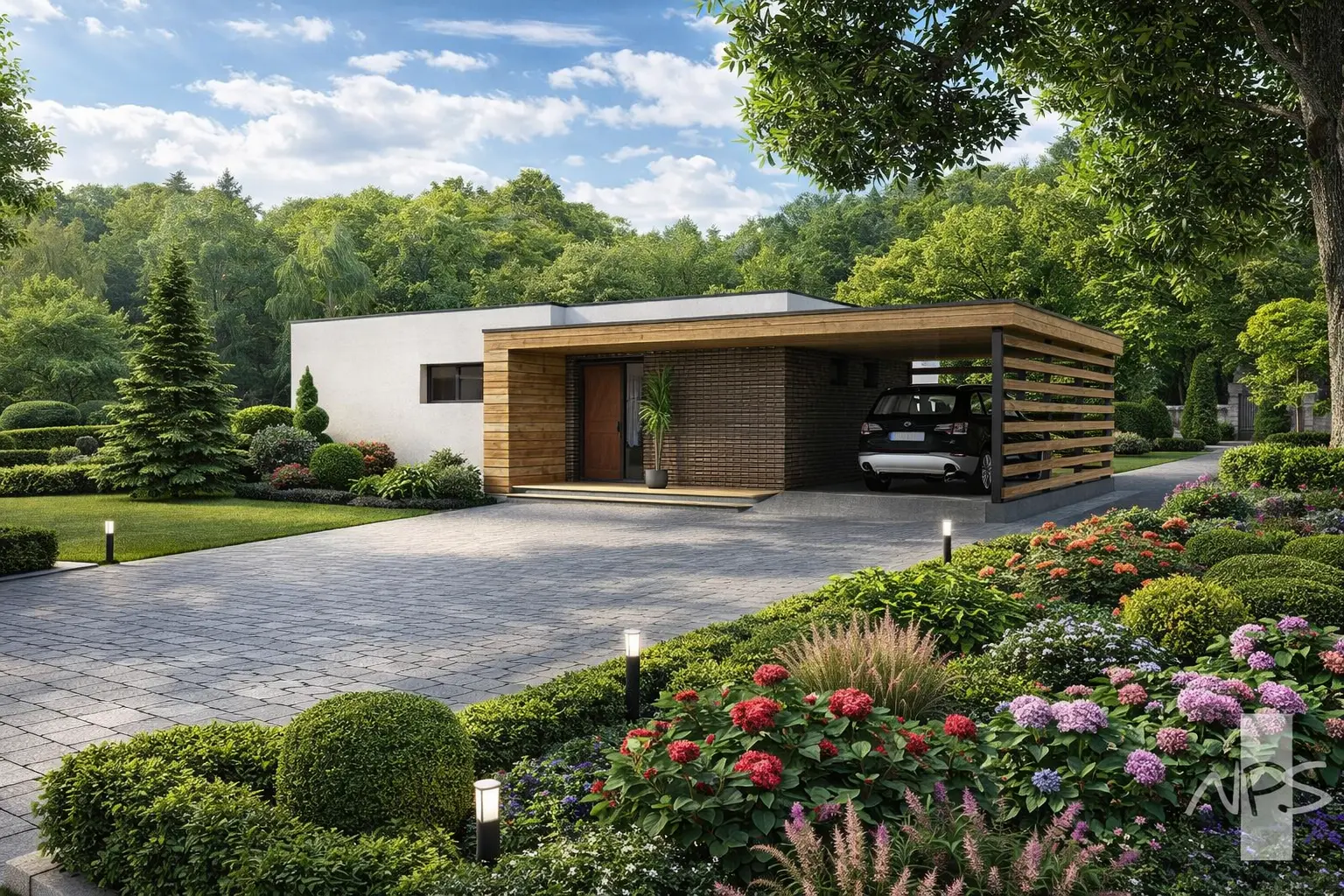 House Plan: 172 ft², 1 Story, 3 Beds, 2 Baths, Carport