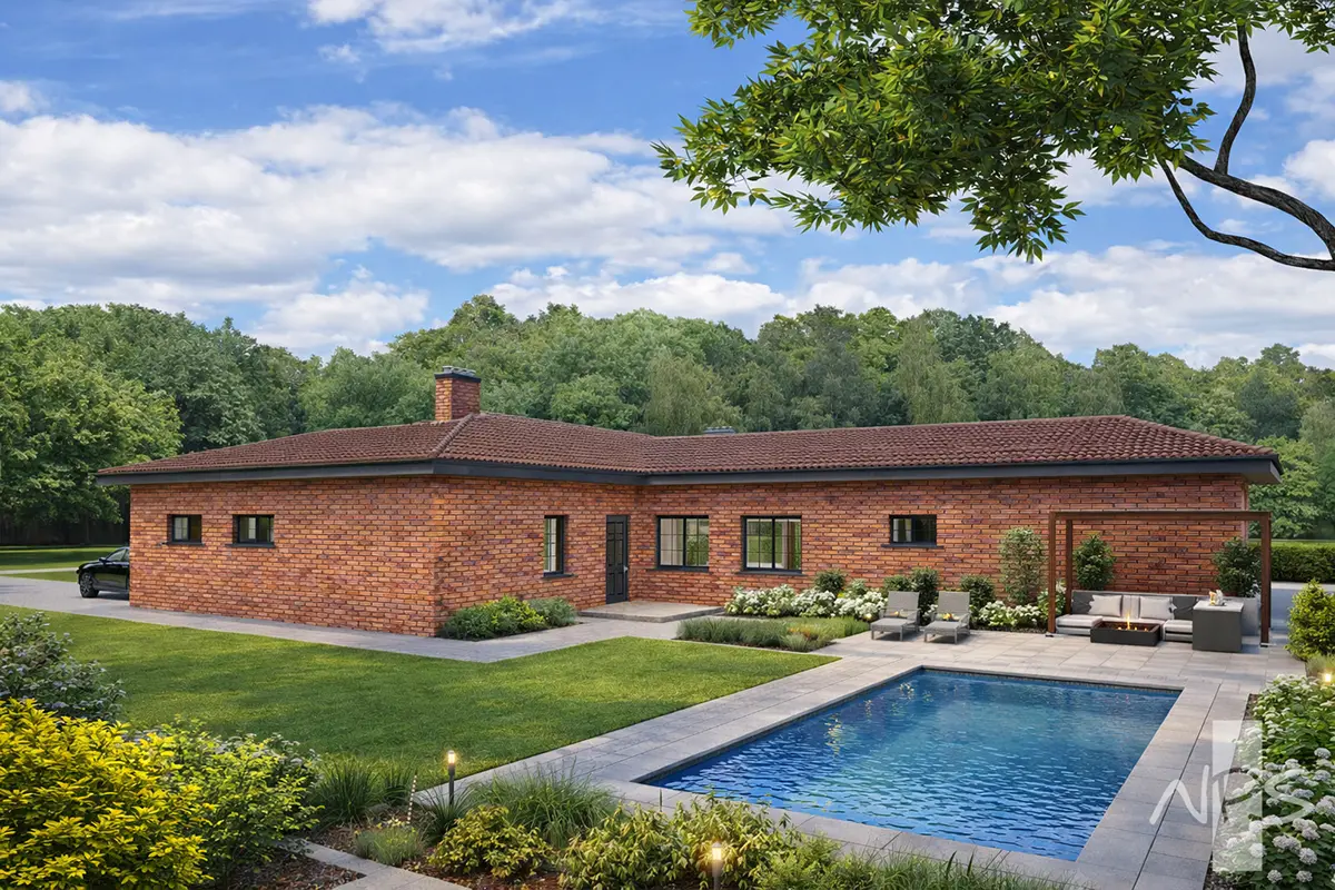 House Plan: 2124 ft², 1 Story, 3 Beds, 2 Baths, 2-Car Garage