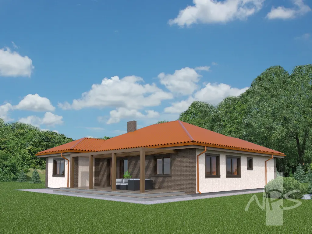 House Plan: 1471 ft², 1 Story, 3 Beds, Home Office, 2 Baths, 1-Car Garage