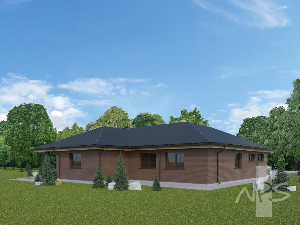 House Plan: 1667 ft², 1 Story, 3 Beds, Home Office, 2 Baths, 2-Car Garage