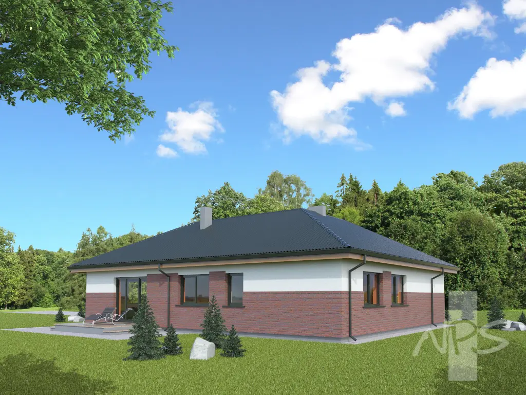 House Plan: 1177 ft², 1 Story, 3 Beds, 1 Baths, Carport